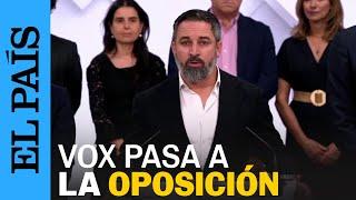 VOX  ABASCAL rompe con los pactos regionales con el PP de FEIJÓO  EL PAÍS