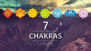 ALL 7 CHAKRAS HEALING CHANTS  Chakra Seed Mantras Meditation Music