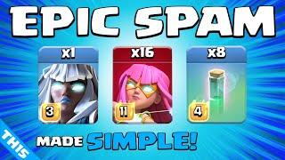 16 x Super Archers = VERY POWERFUL NEW TH15 Attack Strategy  Clash of Clans