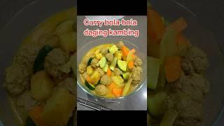 Masak Curry Bola-Bola daging kambing #cooking  #keluargajowoamerika #dailyvlog