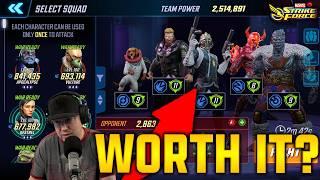 IS KNOWHERE WORTH UPGRADING? - MARVEL Strike Force - MSF