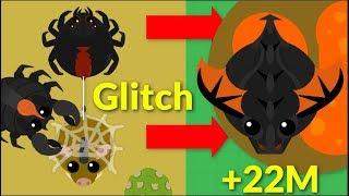 Mope.io - INSTANT BLACK DRAGON 22M XP GLITCH - Mope.io Blackwidow bot XP Glitch