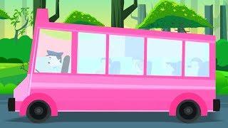 Колеса на автобусе  детские стишки в россии  песни для детей  Kids Rhymes  Wheels On the Bus