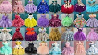 baby girl frock designs for wedding Baby girl birthday dress party wear dress for baby girl 1-10