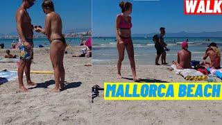 4K SPAIN  MALLORCA SARENAL BEACH ️SEPTEMBER WALK 2021