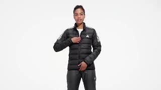 ADIDAS Shiny Essentials Padded Down Jacket Black Women  GH4593