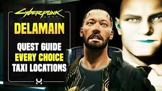 Should You Save Delamain in Cyberpunk 2077? Quest Walkthrough Choices & Rewards