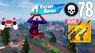 78 Elimination Solo Vs Squads Gameplay Wins Fortnite Chapter 5 PS4 Controller
