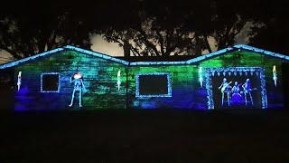 Silly Skeletons- Halloween Projection Mapping