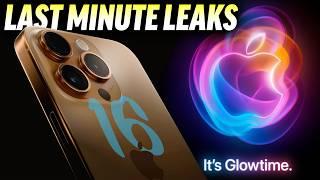 iPhone 16 September Event LAST MINUTE Leaks & Predictions