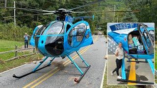 Taking Our Helicopter Into North Carolinas Disaster