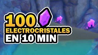 100 ELECTROCRISTALES EN 10 MINUTOS  GENSHIN IMPACT  RUTA DE FARMEO