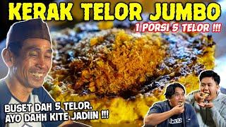 BARU PERTAMA KALI‼️KERAK TELOR JUMBO 1 PORSI 5 TELOR ABANGNYA KEPUSINGAN 