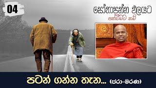 04 පටන් ගන්න තැන...ජරා මරණ   සෝතාපන්න ඵලයට පත්වීමට නම්