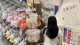 bangkok vlog  shopping in thailand muji siam square malls pop mart unboxing stationery shops