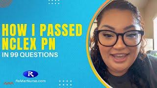 How I Passed NCLEX PN in 99 Questions   Study Plan and NCLEX Prep