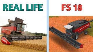 Farming simulator 18 All Harvestor In Real Life  farming simulator 18 gameplay