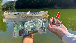 HUMONGOUS BASS BAITS vs. Teeny Tiny Lures... Which is BETTER? ft. Fletcher The Fisherman