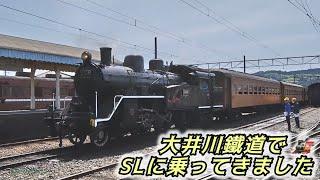 大井川鉄道でSLに乗ってきました【静岡 大井川鐵道】蒸気機関車の旅