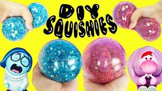 Inside Out 2 DIY How To Make Squishies In Squishy Maker SADNESS and EMBARASSMENT Crafts for Kids