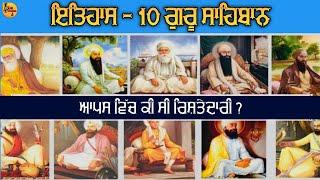 Quick history of all ten sikh guruji  guru gobind singh ji  sikh gurus family tree