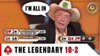 DOYLE BRUNSON Hand Best of TEN-DEUCE ️ Best of The Big Game ️ PokerStars