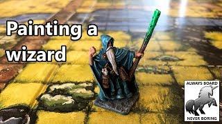 How to Paint a Wizard - Experimenting with Nighthaunt Gloom and Hexwraith Flame