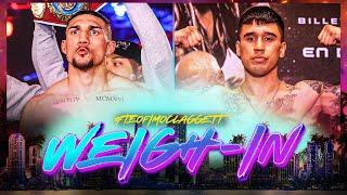 Teofimo Lopez vs Steve Claggett  WEIGH-IN