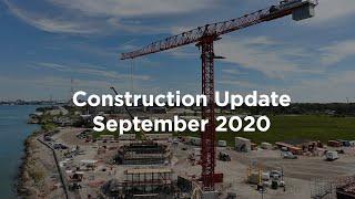 Gordie Howe International Bridge  Construction Update September 2020