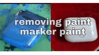 How to remove paint marker   paint