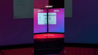 You wont believe the difference Monitor Refresh rates test