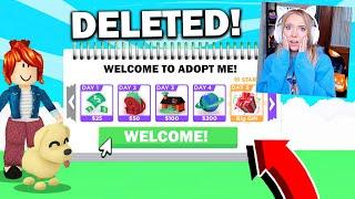 I DELETED My Adopt Me Account Starting Over..