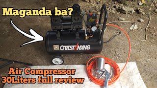 Full Review Oil Free Air Compressor 30Liters  OUTSTANDING AIR COMPRESSOR  Unboxing Air Compressor