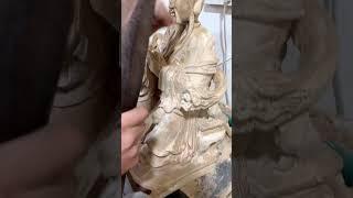 Sculpting the Celestial The Xuan Tian Emperor Wood Carving