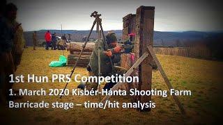 1st HUN PRS Competition Barricade stage - TimeHit analysis