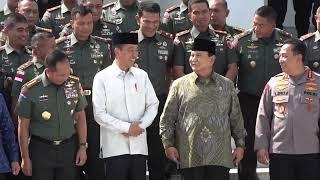 Jokowi dan Prabowo Kompak Kunker Bareng Tinjau IKN Bersama Pejabat Tinggi TNI-Polri