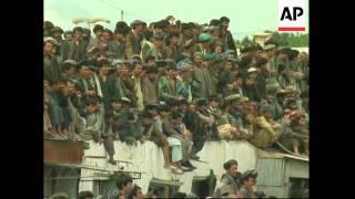 AFGHANISTAN MAZAR-E-SHARIF MILITARY DISPLAY