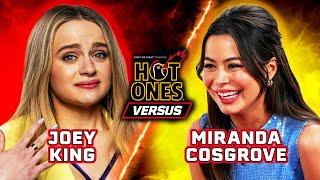 Joey King vs. Miranda Cosgrove  Hot Ones Versus