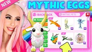 Opening 100 MYTHIC Eggs To Get All *NEW* LEGENDARY MYTHIC PETS In Adopt Me...