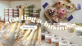 Starting a Slime Business Shop Vlog