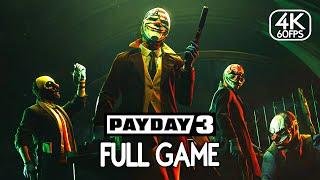 Payday 3 - FULL GAME Very Hard Difficulty Walkthrough Gameplay No Commentary