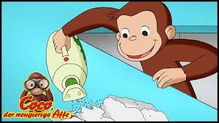 Coco der Neugierige Affe  Coco Räumt Auf  Cartoons für Kinder  Coco der Affe Ganze Folgen