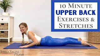 10 Minute Upper Back Stretches - Upper Back Workout at Home
