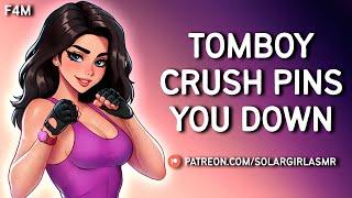 Tomboy Friend Pins You Down  Wrestling Turns Into Kissing  Soft Dom GF ASMR Comfort Sleep Aid F4M