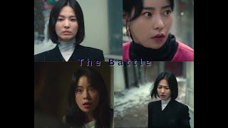 The battle bw Dong-eun and Yeon-jin  The Glory