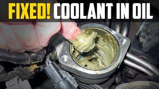 4 Causes Coolant Mixed With Oil What To Do and How to Fix