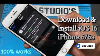 How to Download & Install iOS 16 Beta on IPhone 6  #ios16 #ios16beta #ios16betainstall #ios