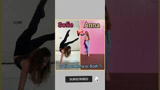 Sofie Dossi V.S Anna Mcnulty  Tiktok Flexibility Challenge