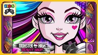 Monster High Модный салон Клодин Вульф * Макияж прически и наряды для Монстер Хай