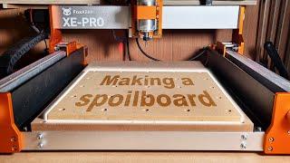 Making a spoilboard for the FoxAlien XE-Pro CNC machine